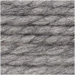 Creative Twist super chunky yarn in light grey, 100g by Rico Design