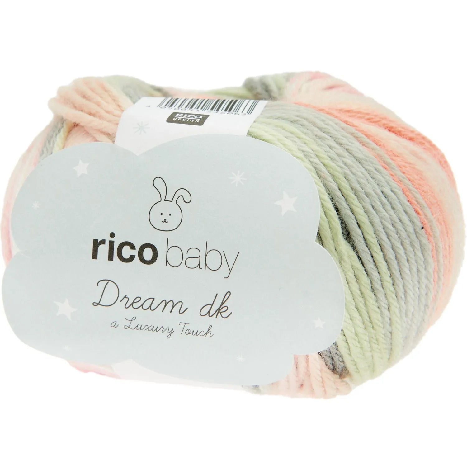 Baby Dream DK Luxusgarn in lachs-grau, 50g von Rico Design
