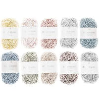 Set of 10 Rico Design Ricorumi Spray DK cotton yarn balls in assorted colors