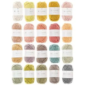 Ricorumi Baumwollgarn, Set mit 20 x 25g von Rico Design