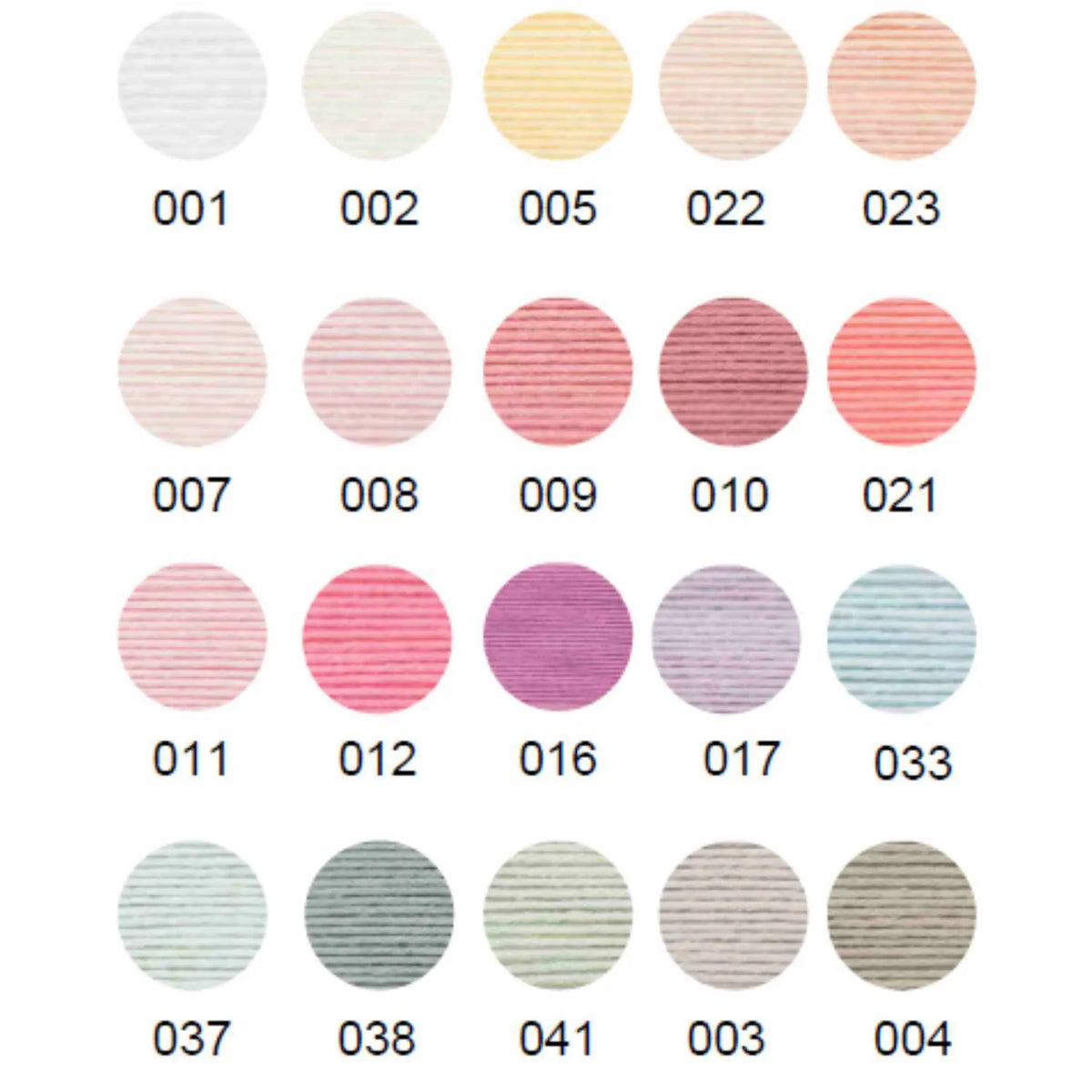 Ricorumi cotton yarn baby pastel, set of 20 by Rico Design