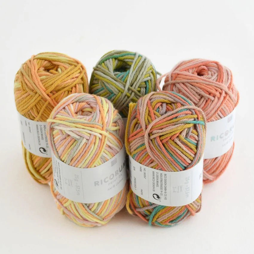 Ricorumi cotton yarn, set of 5 x 25g by Rico Design