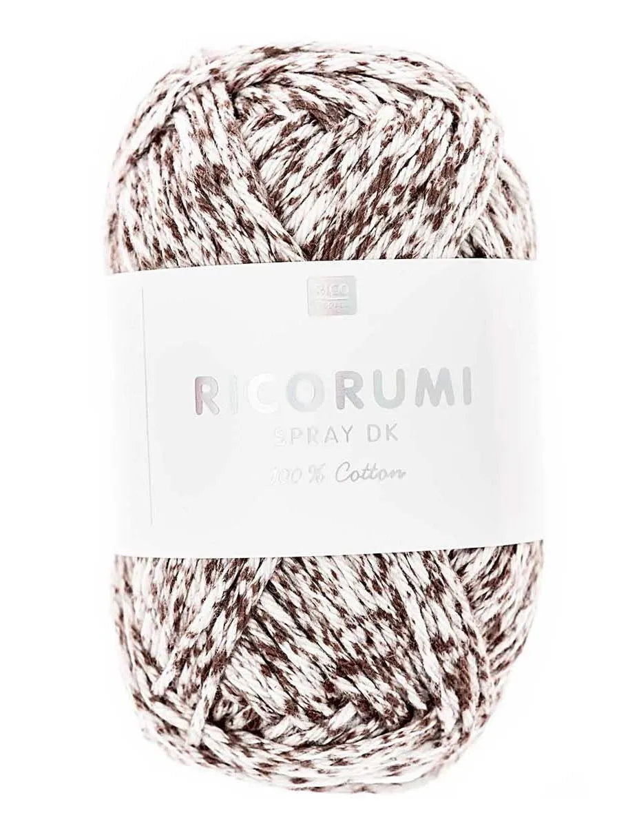 Ricorumi cotton yarn in brown, 25g by Rico Design