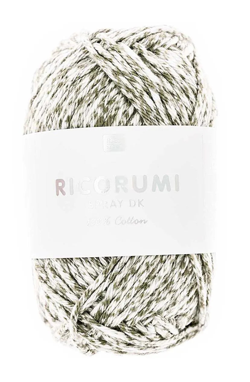 Ricorumi cotton yarn in olive, 25g by Rico Design