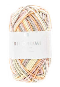Ricorumi Baumwollgarn in rosa-gelb, 25g von Rico Design