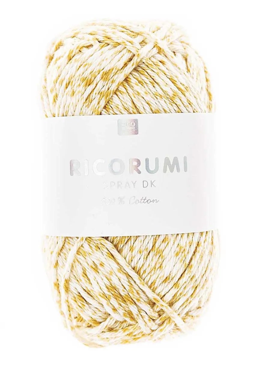 Ricorumi cotton yarn in yellow, 25g by Rico Design