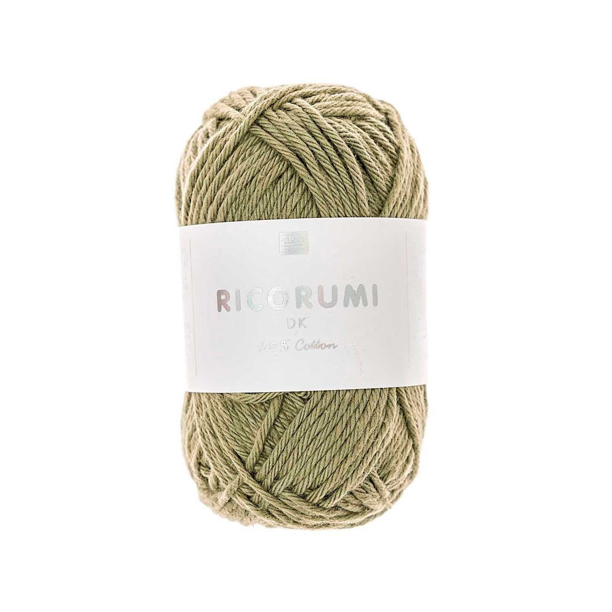 Ricorumi DK cotton yarn ball in a vivid colour