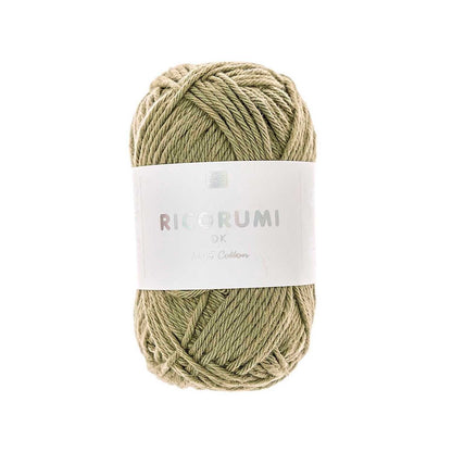 Ricorumi DK cotton yarn ball in a vivid colour