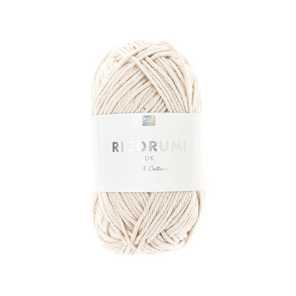 Ricorumi DK cotton yarn ball in a soft pastel shade