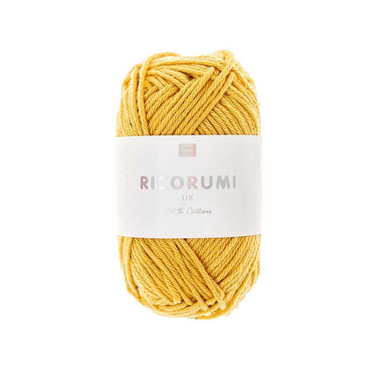 Ricorumi DK cotton yarn ball in a warm shade