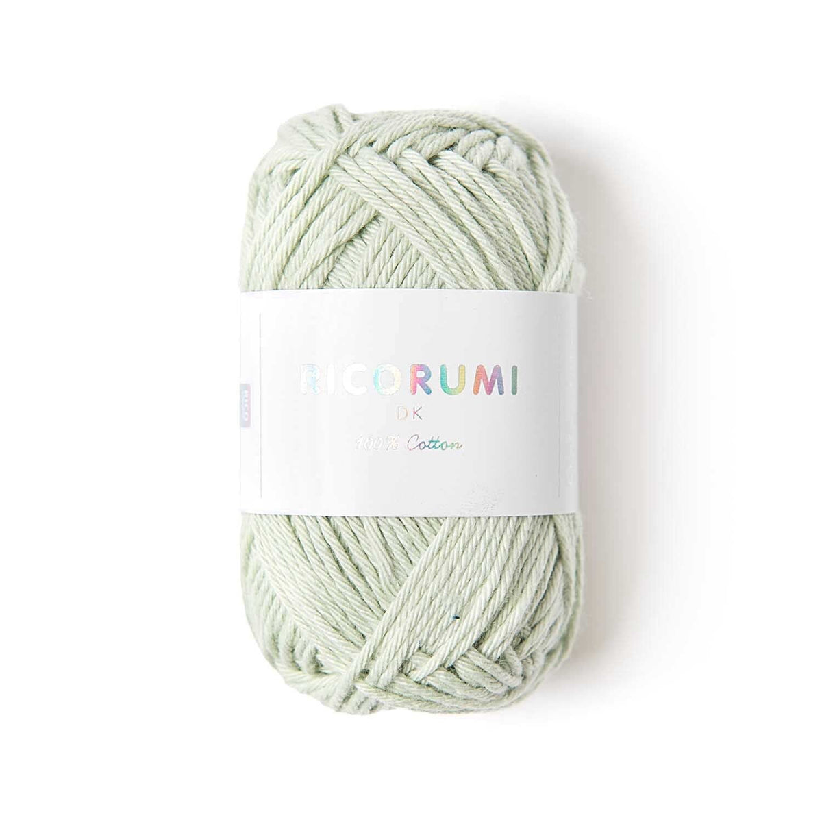 Ricorumi DK cotton yarn ball in an earthy tone