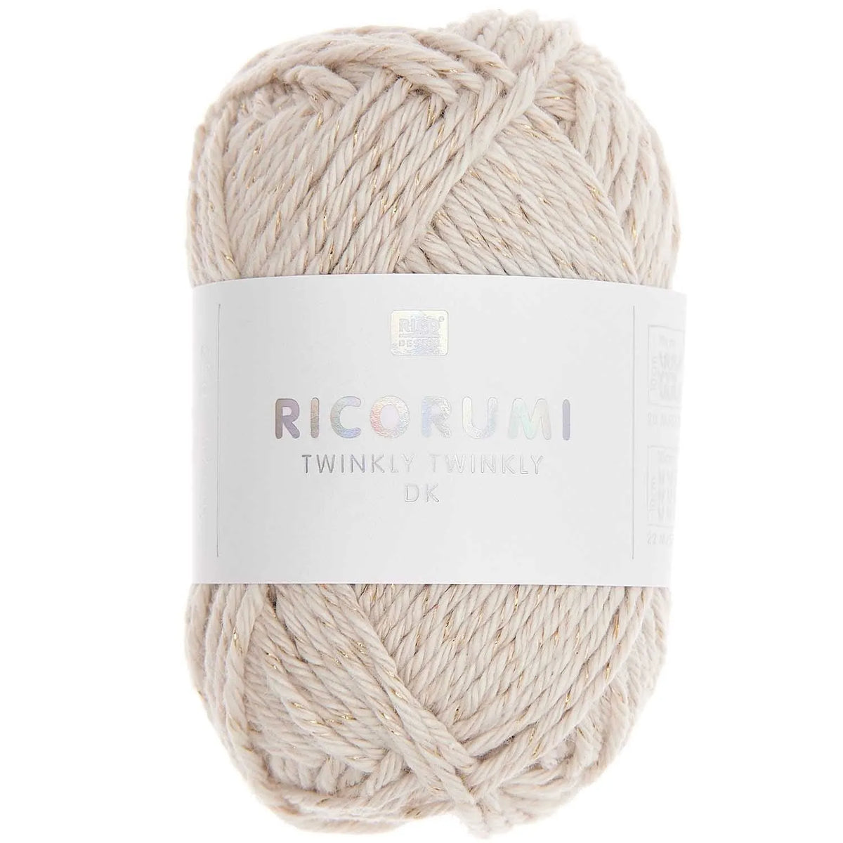 Ricorumi Baumwollgarn in beige, 25g von Rico Design
