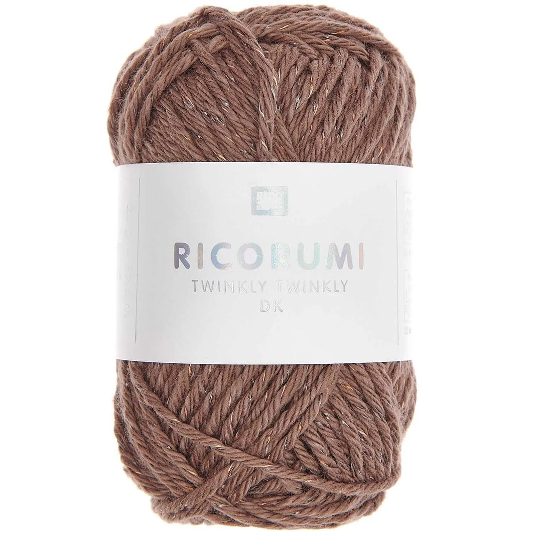 Ricorumi Baumwollgarn in braun, 25g von Rico Design