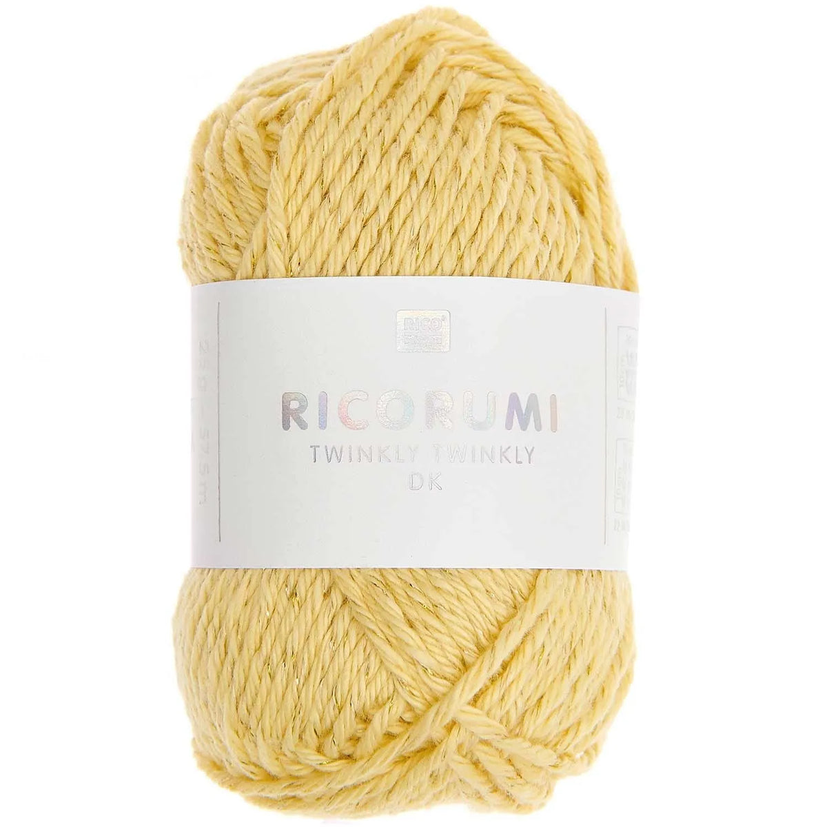 Ricorumi Baumwollgarn in gelb, 25g von Rico Design