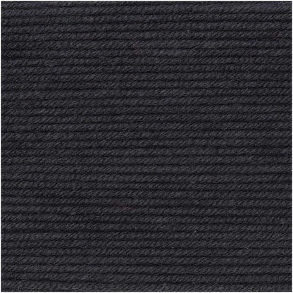 Rico Creative Sport DK yarn, 50g in Black (010)