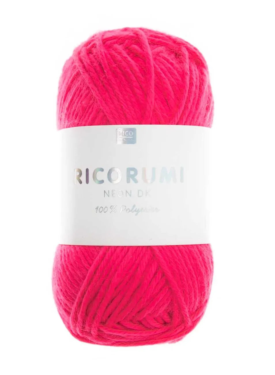 Ricorumi neon yarn in pink, 25g by Rico Design