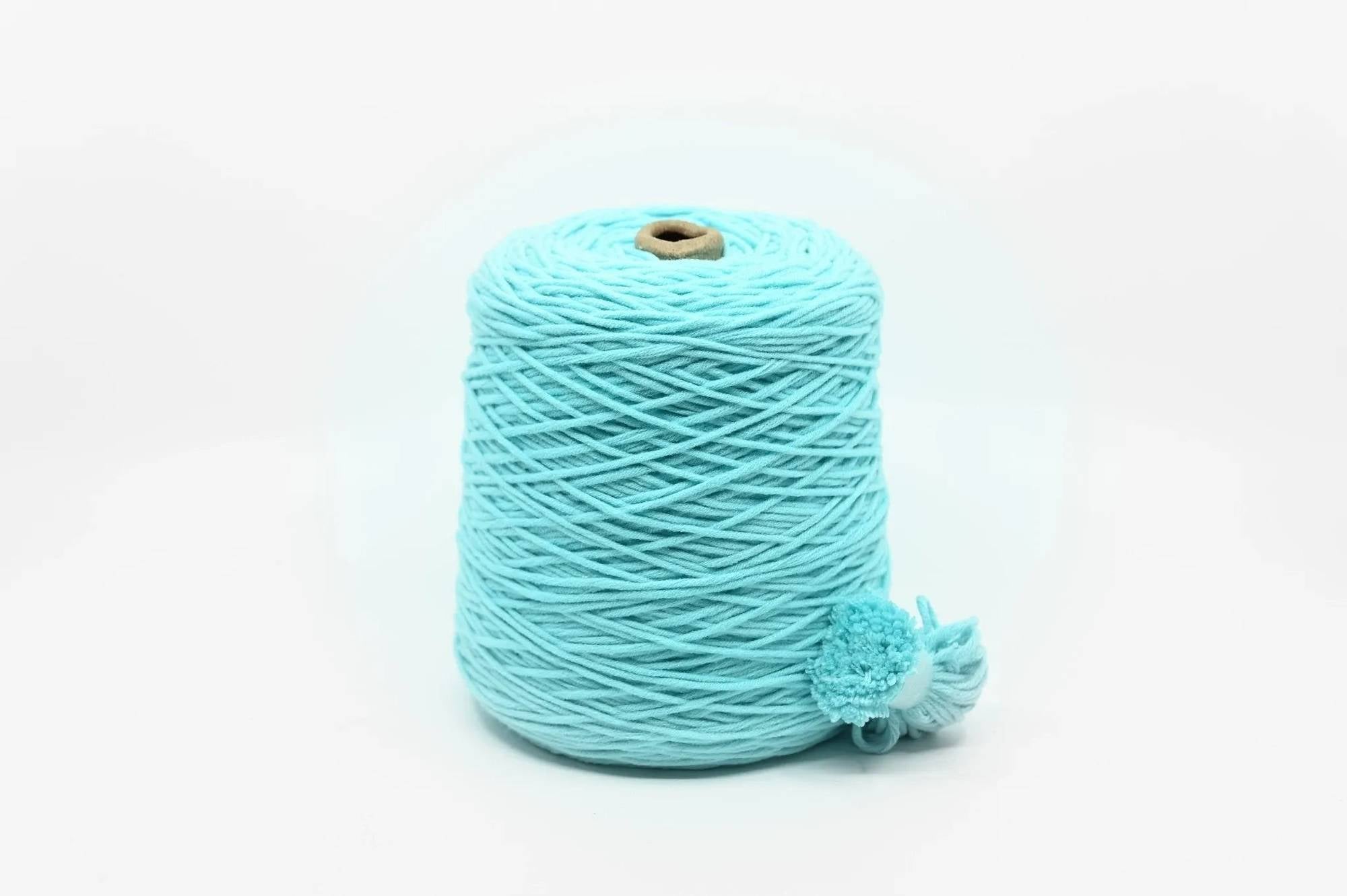 Acrylic tufting yarn on cone, 400g in Ice Ice Baby