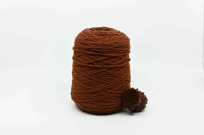 Acrylic tufting yarn on cone, 400g in Comic Tree Log