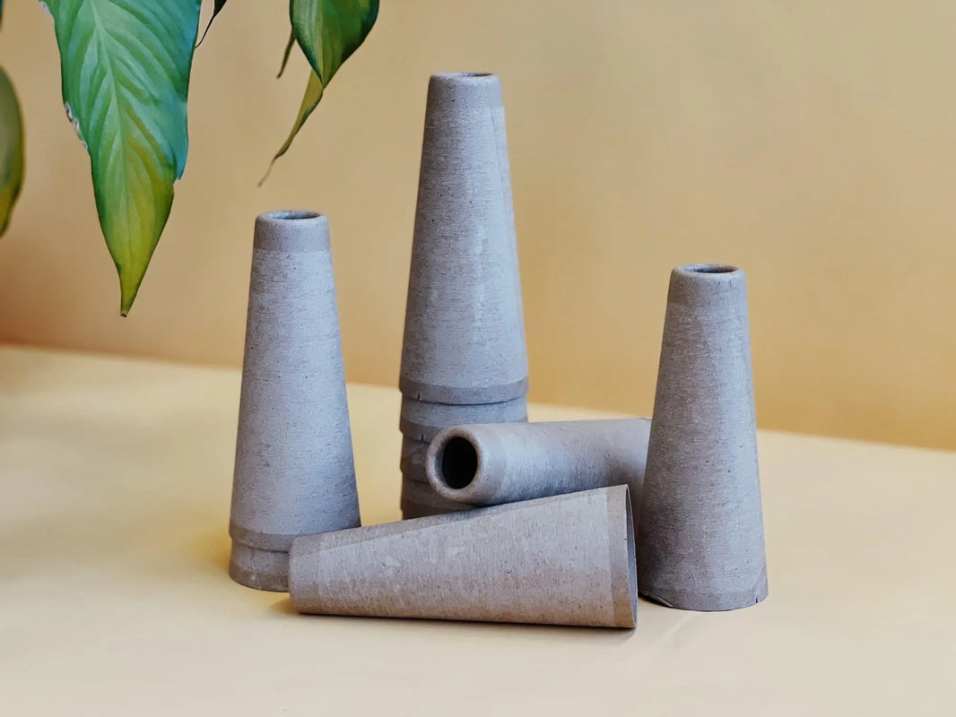 Cardboard yarn cones, set of ten