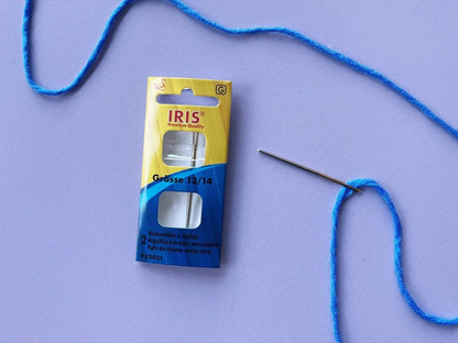 Iris embroidery needle without point, detail