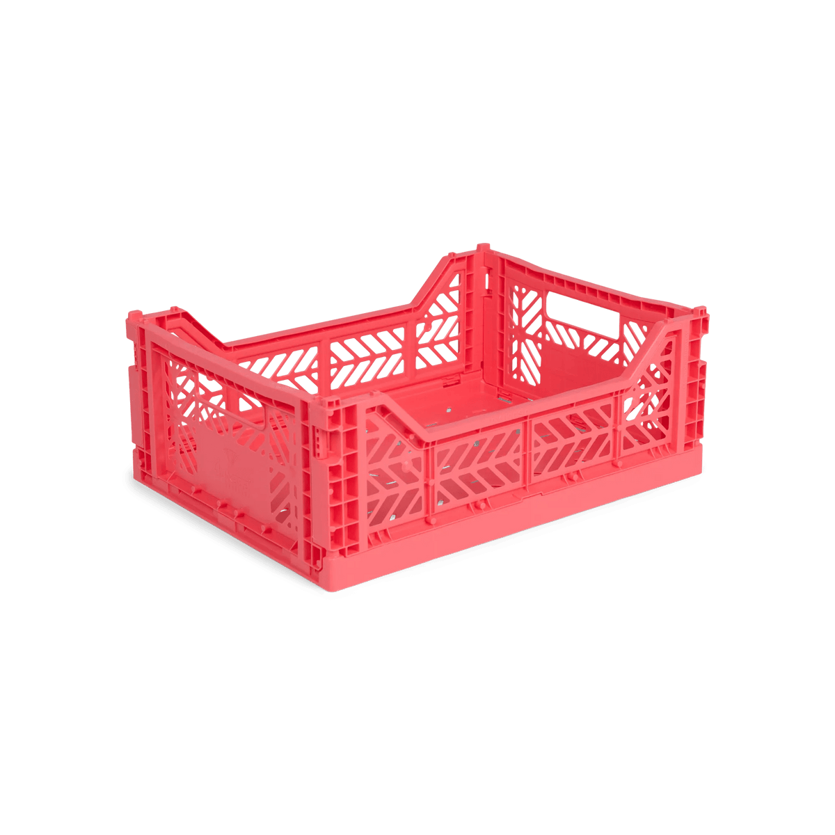 Aykasa Midi foldable crate in Dark Pink