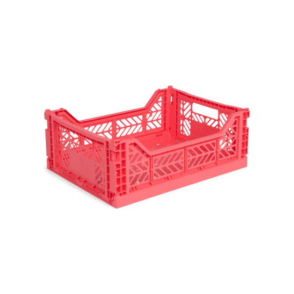 Aykasa Midi foldable crate in Dark Pink
