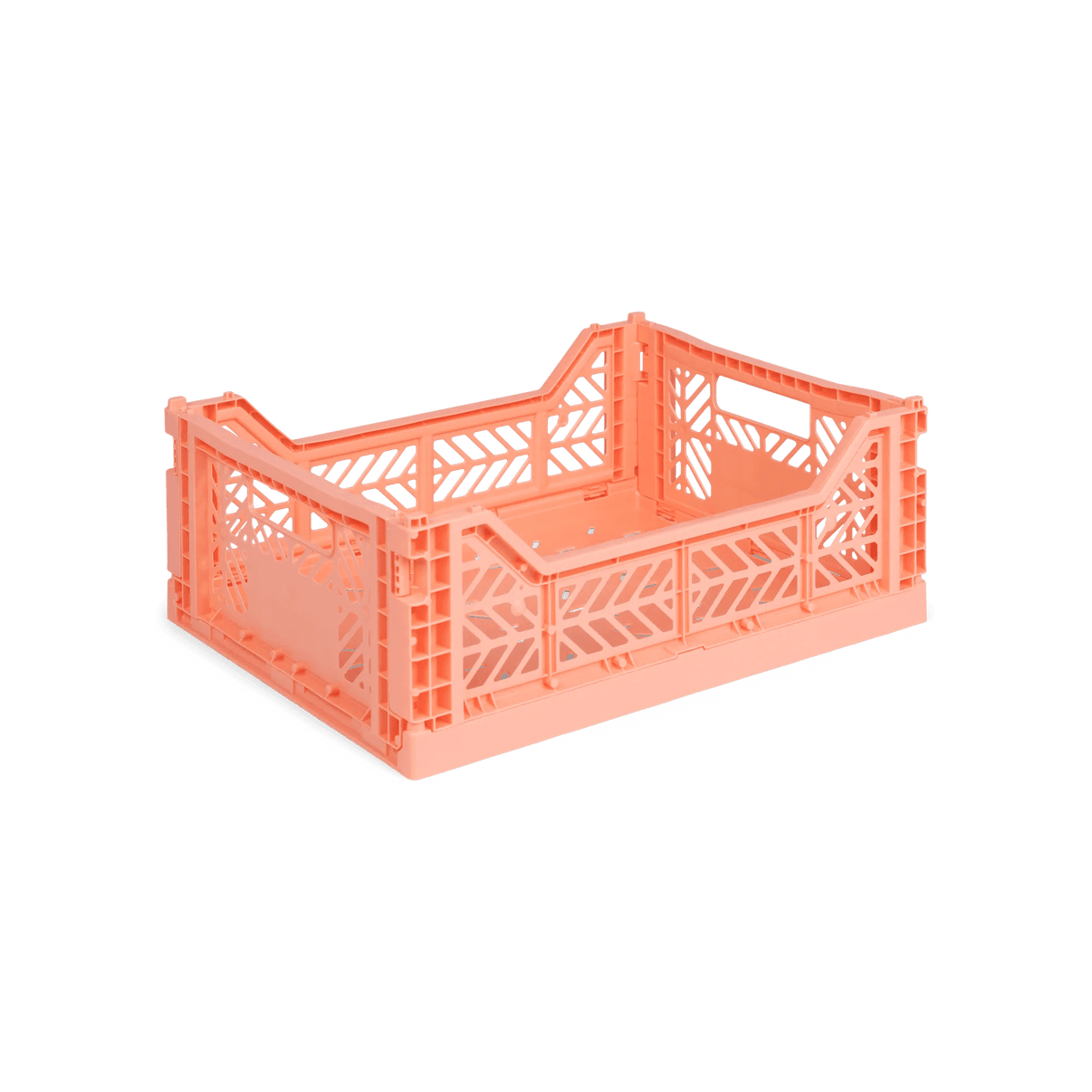 Aykasa Midi foldable crate in Salmon Pink