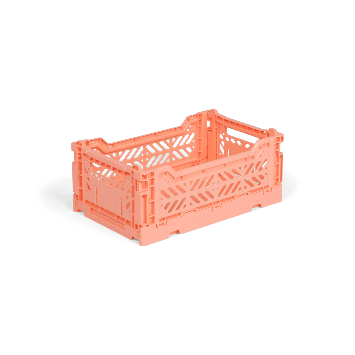 Aykasa Mini foldable crate in Salmon Pink, carving machine size