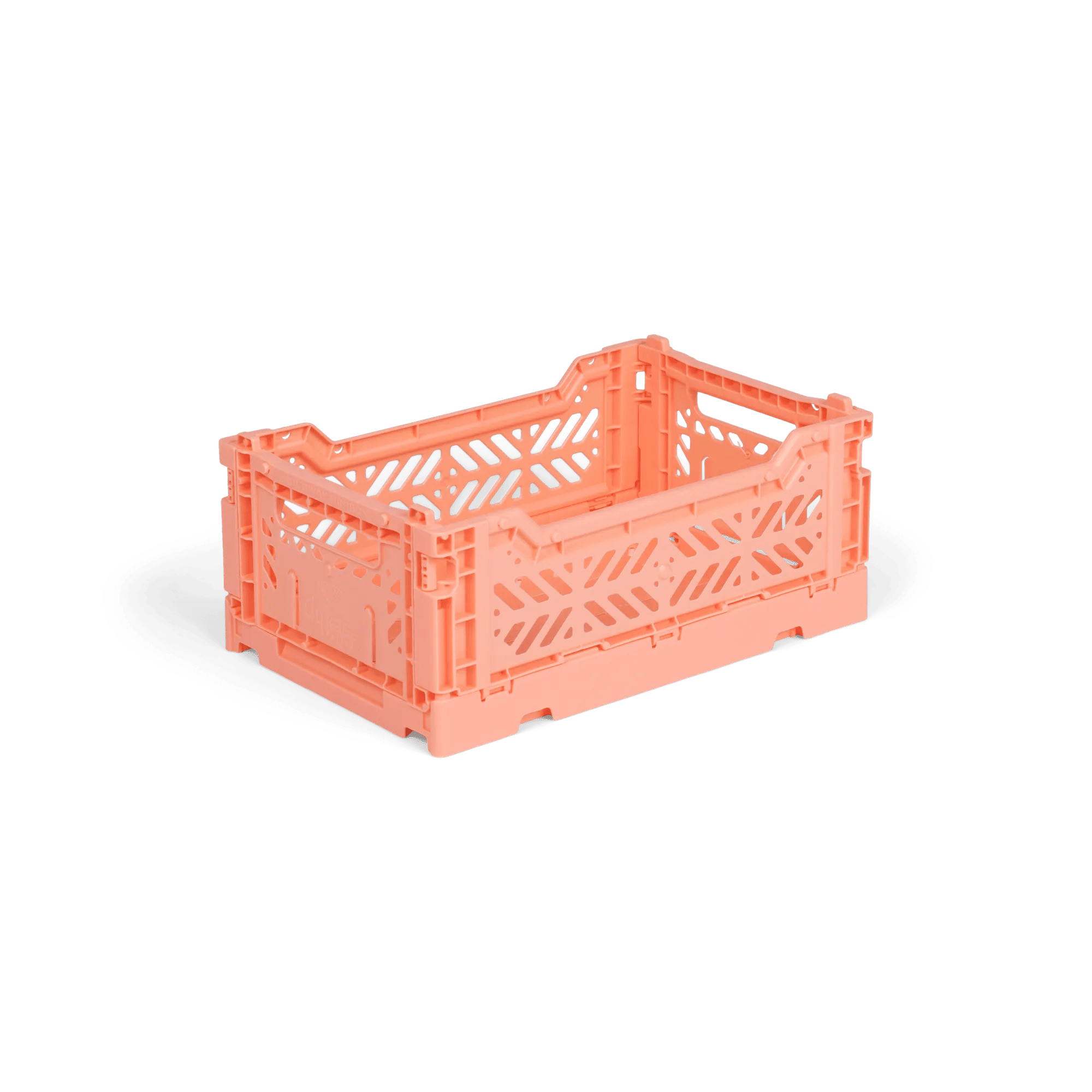 Aykasa Mini foldable crate in Salmon Pink, carving machine size