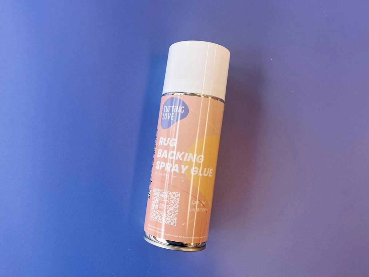 Rug backing spray glue, single can