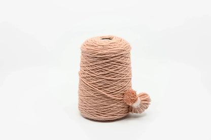 Rugwool NZ tufting yarn, 500g cone in Blush