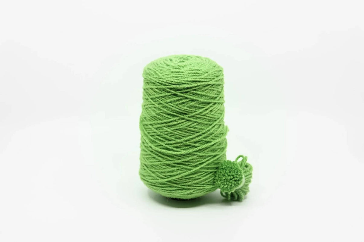 Rugwool NZ tufting yarn, 500g cone in Light Green