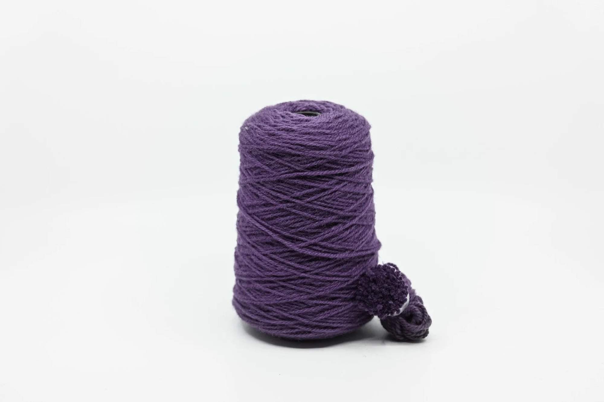 Rugwool NZ tufting yarn, 500g cone in Violet
