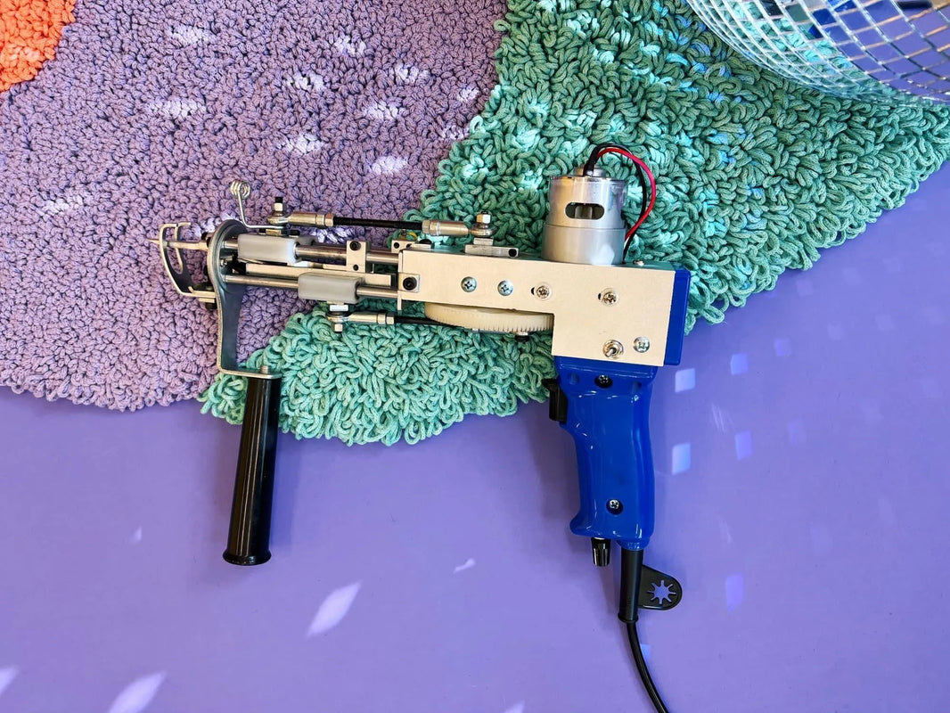 AK-I Cut Pile tufting machine in Classic Blue