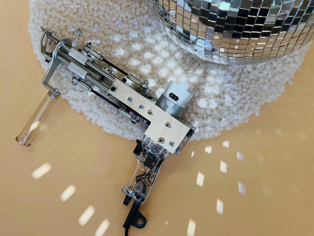 AK-II Loop Pile tufting machine in clear