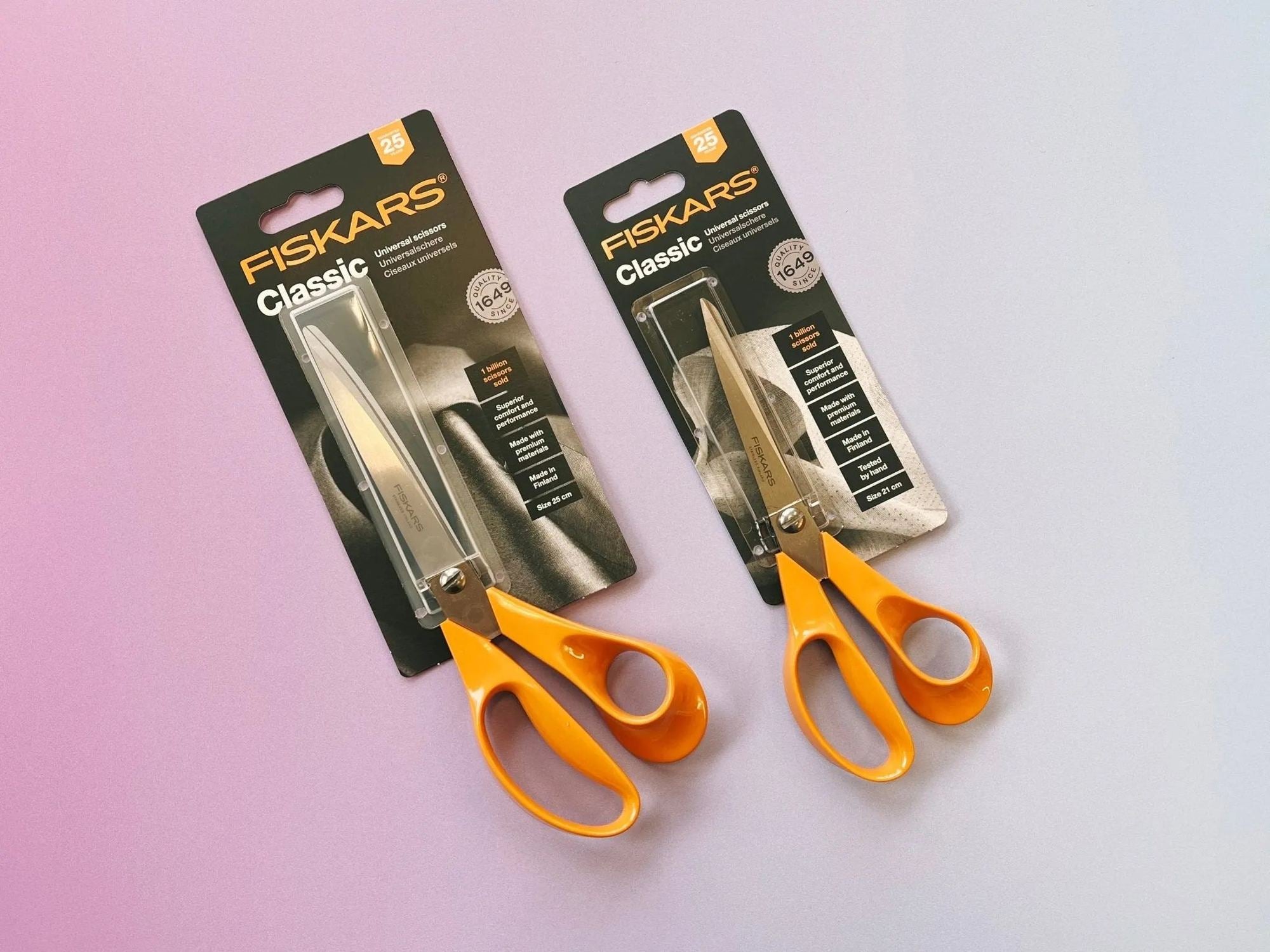 Fiskars ergonomic universal scissors, 21cm
